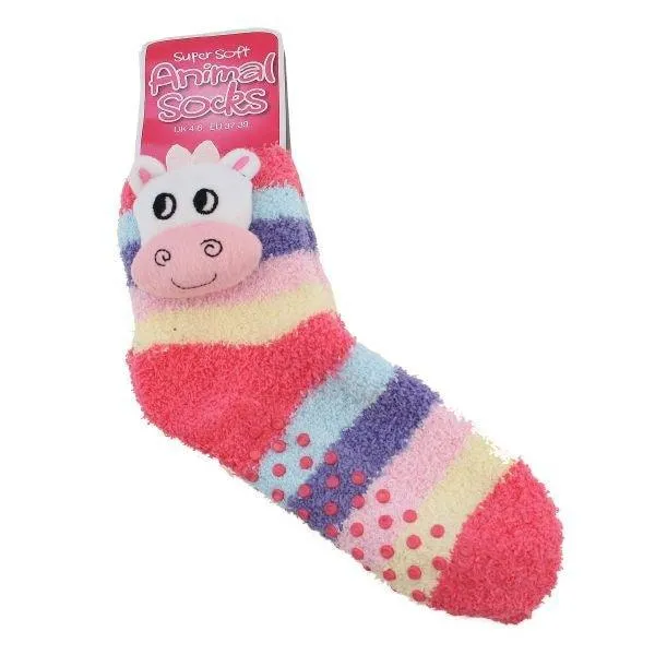 Super Soft Animal Socks   }