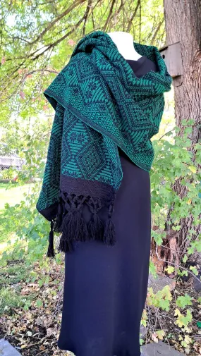 Traditional Mexican Woven Pattern Shawl's -Rebozos