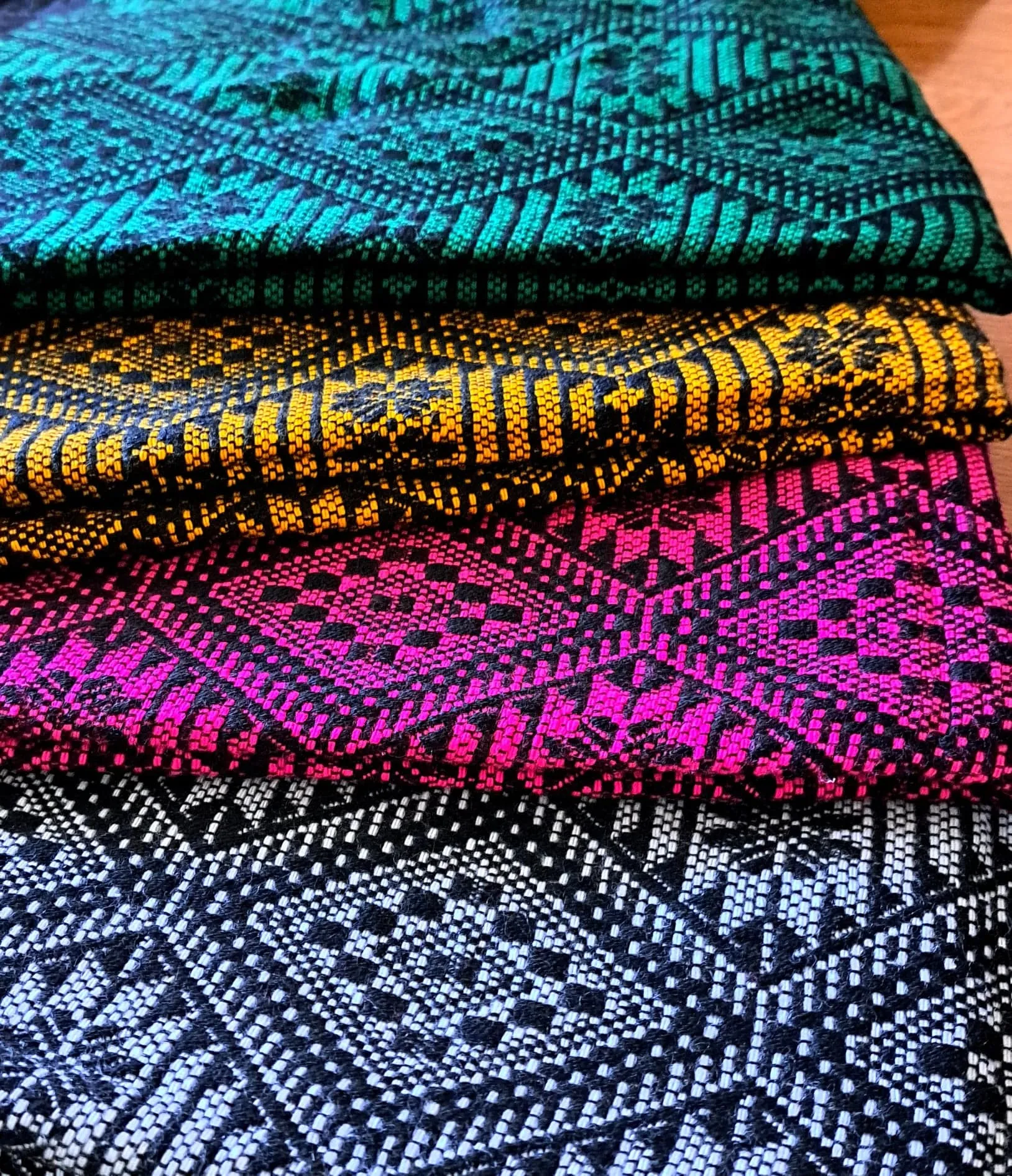 Traditional Mexican Woven Pattern Shawl's -Rebozos