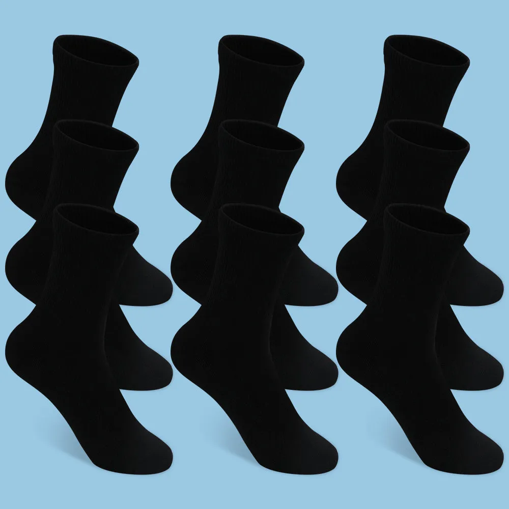 Ultra Soft Diabetic Ankle Socks (9 Pairs)