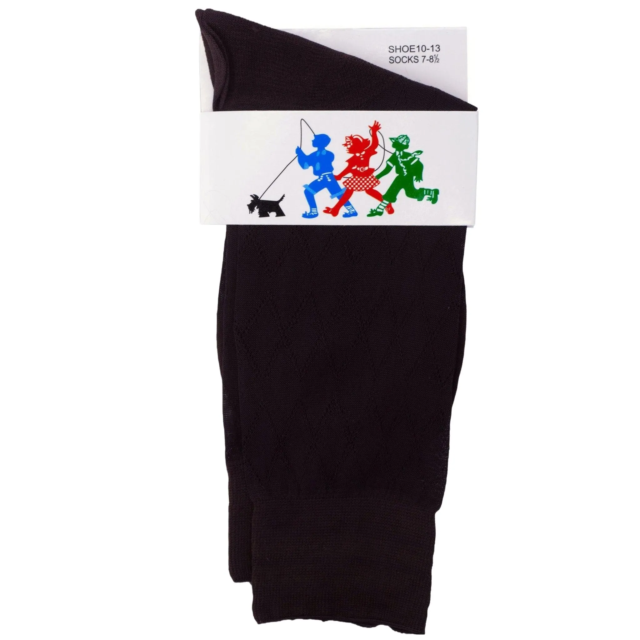 Vittorio Farina Boy's Ribbed Shear Nylon Anklet Dress Socks