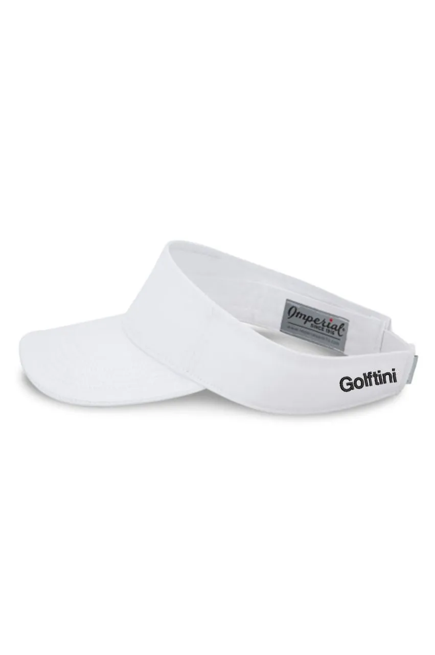 White Small Fit Performance Visor