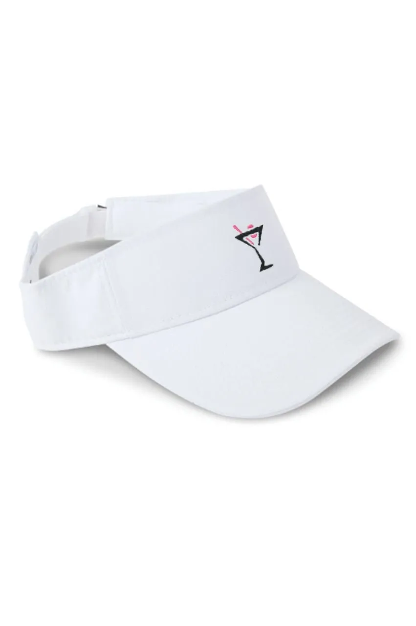 White Small Fit Performance Visor